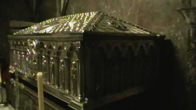 Visita ás escavacións da catedral de Santiago de Compostela. Sartego